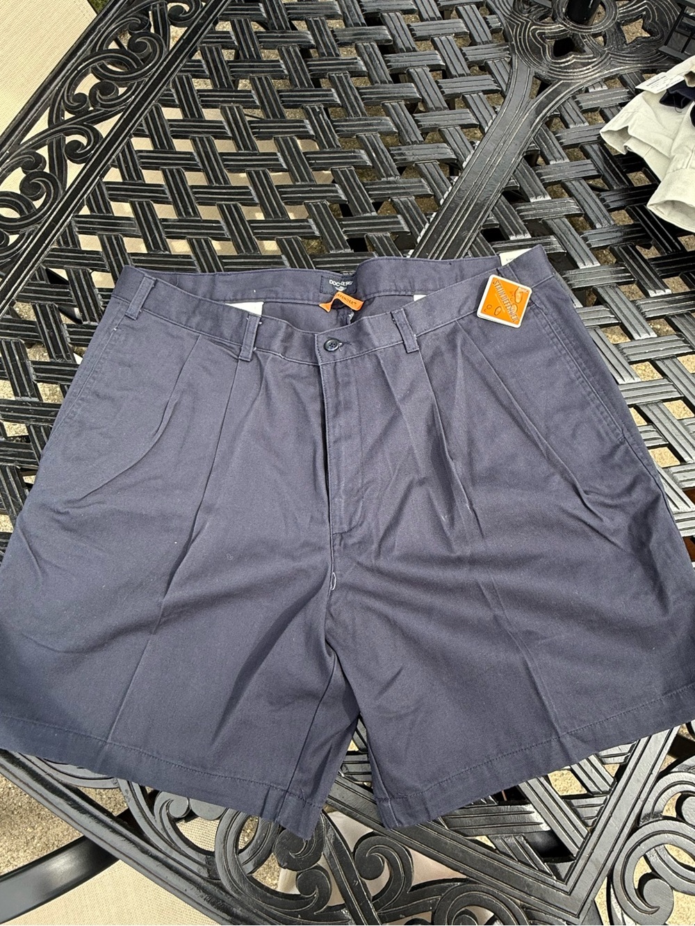 Dockers Navy Flat Front Men's Shorts